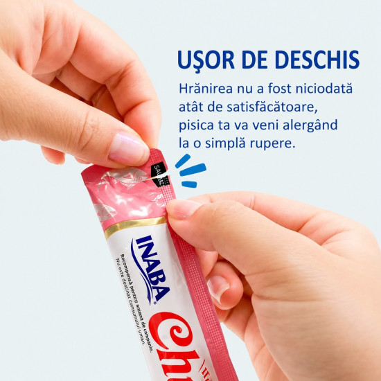 Churu Recompensă Cremoasă cu Pui și Creveți, 4 x 14 g – gustare fină pentru pisici